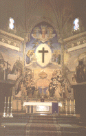 Altar y Mural de la "Exaltación de la Santa Cruz"