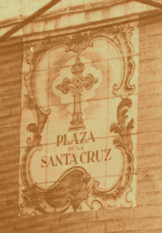 Plaza Santa Cruz, donde estuvo antigua Parroquia.