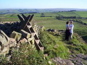Overlooking Once Brewed youth hostel