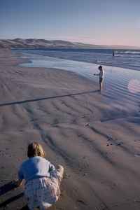 Kids on beach