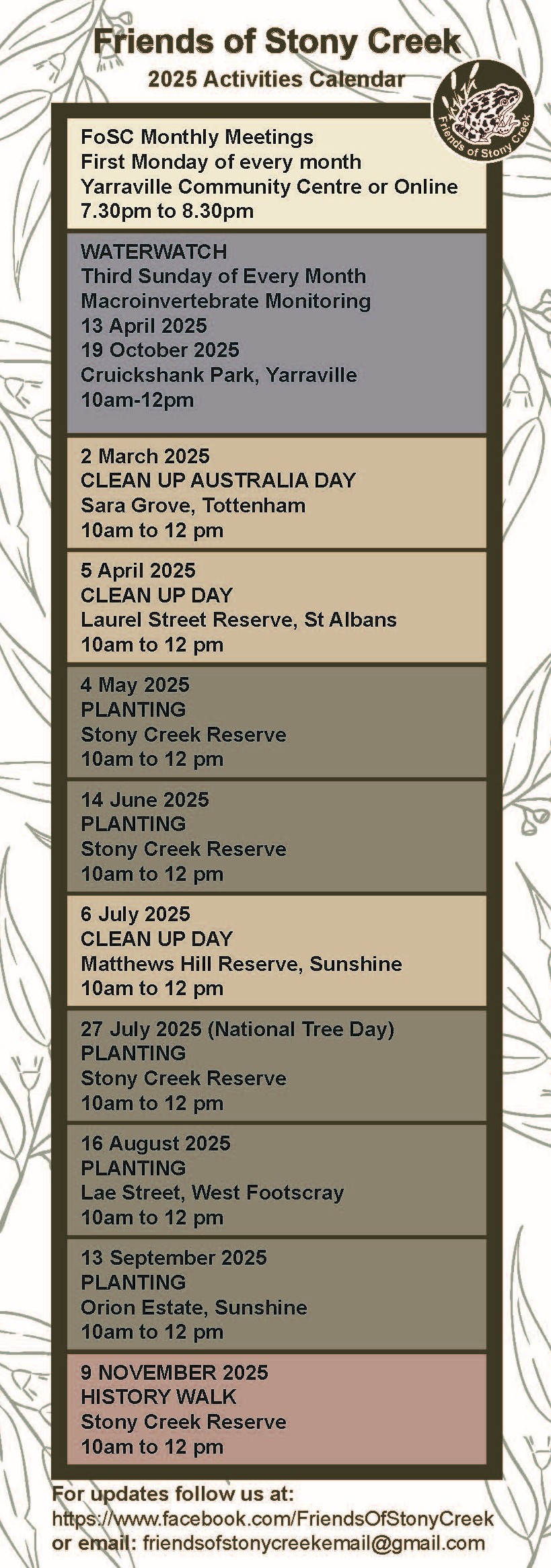 2025 planting calendar
