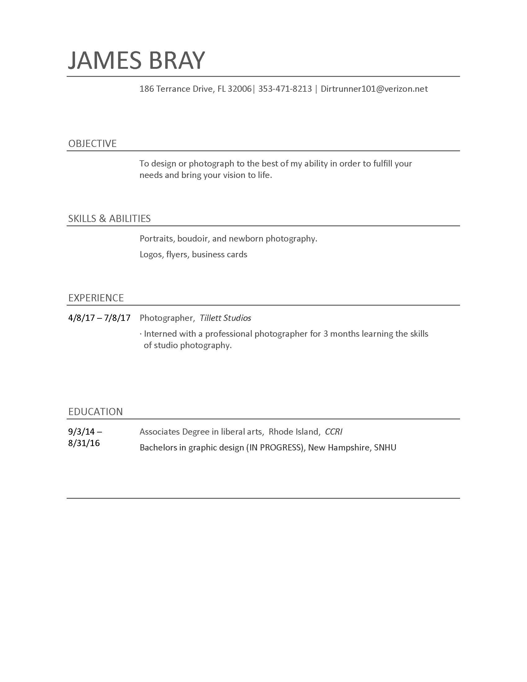 resume