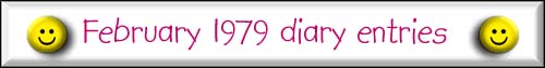 Feb. 1979 diary entries