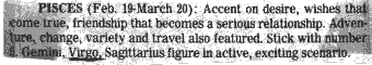 Horoscope for April 27, '78