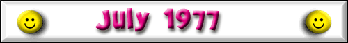 July 1977 diary entries
