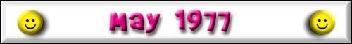 May 1977 diary entries