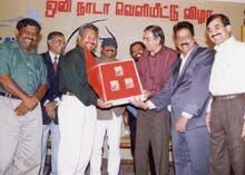 Sujatha in Bharathi Audio Cassette Release Function