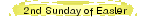 2nd Sunday of Easter 