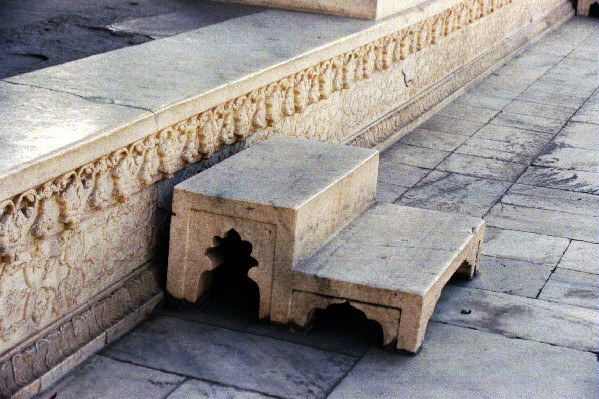 Step detail at Fort Agra