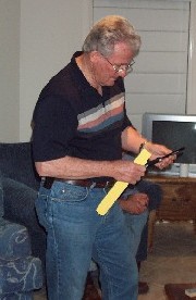 Barrie Hill demonstrates prop balancing