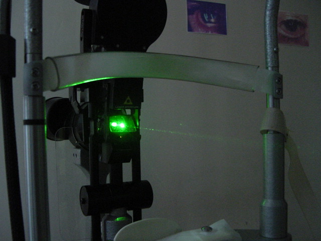 Haz del LASER de estado s�lido