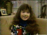 Tiffany as herself on the SmallWonder set