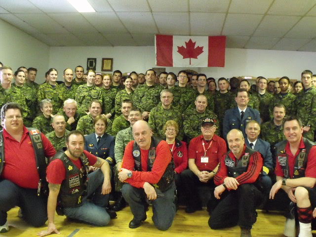 With the help of the Cornwall Township Lions Club and the Canadian Veteran Freedom Riders, the Canadian RED Ribbon Forces had a free Thank You Breakfast for 138 of our Troops for a job well done!!