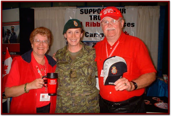 Pembroke Recruiting Sgt. Shipley and Red Ribbon Folks