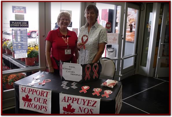 Eve Lawrence  Trenton MFRC showing support!!