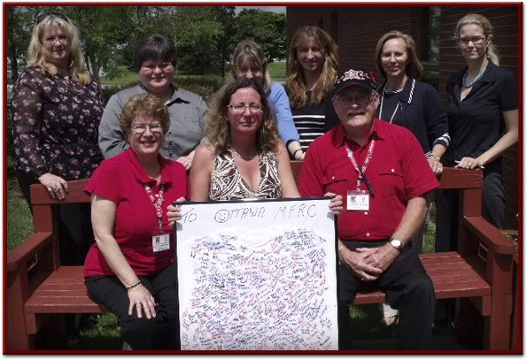 Thumbs up by everyone for our Troops.