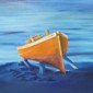 Moon Boat And Sea