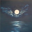 Moon And Sea