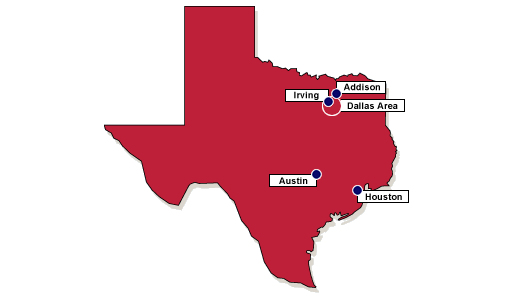 Map of Texas