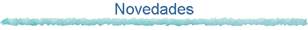 Novedades
