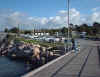 Roy (& Jack) on Pt Turton jetty