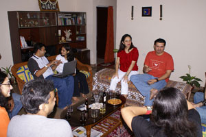 Deaf party at Sweta's Home