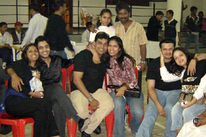 The 4 couples at Happy New Year Party