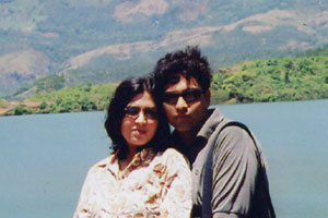 Sweta and Sudharshan in Munnar, Kerela 