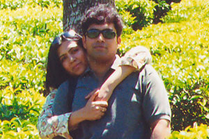 Sweta and Sudharshan in Munnar, Kerela 