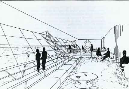 Promenade deck.