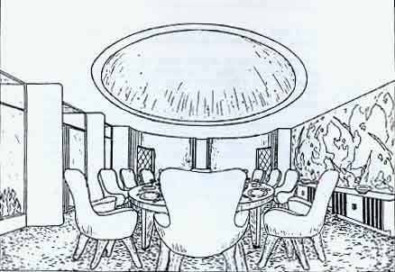 Dining salon.