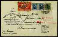 1932, 5th South America flight.  Uruguay to Braunschweig.
