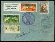 1933, first South America flight.  Signed by Dr Hugo Eckener.
