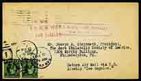 1925, Puerto Rico to New York via the LOS ANGELES.