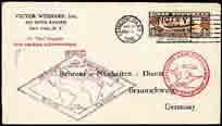 1930, first Europe - PanAmerica Round Flight.  New York to Braunschweig.