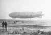 US Navy airship LOS ANGELES, formerly German airship LZ-126.  Click this photo to see a larger version.