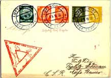 1933, South America to Chicago flight.  Click to see a larger view.