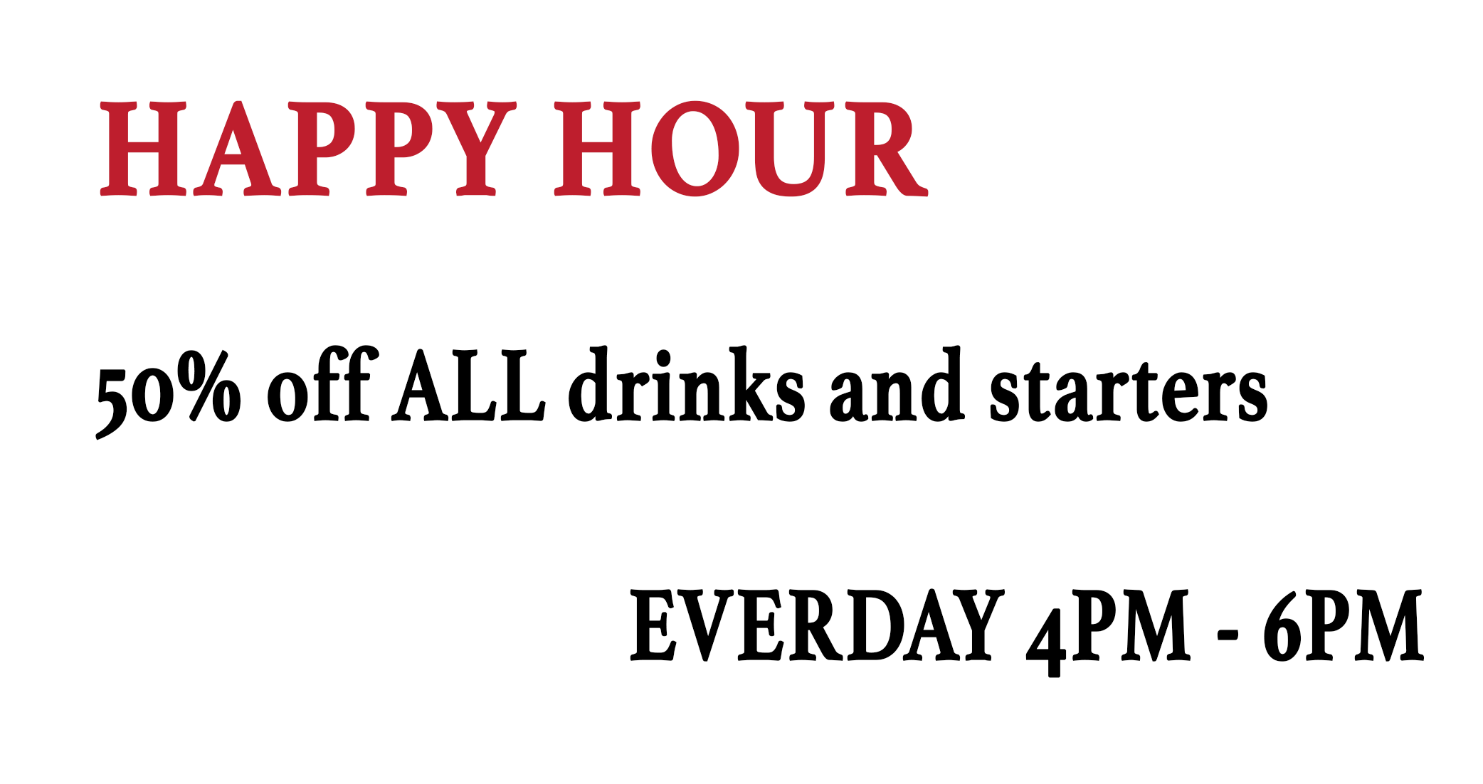 happy hour