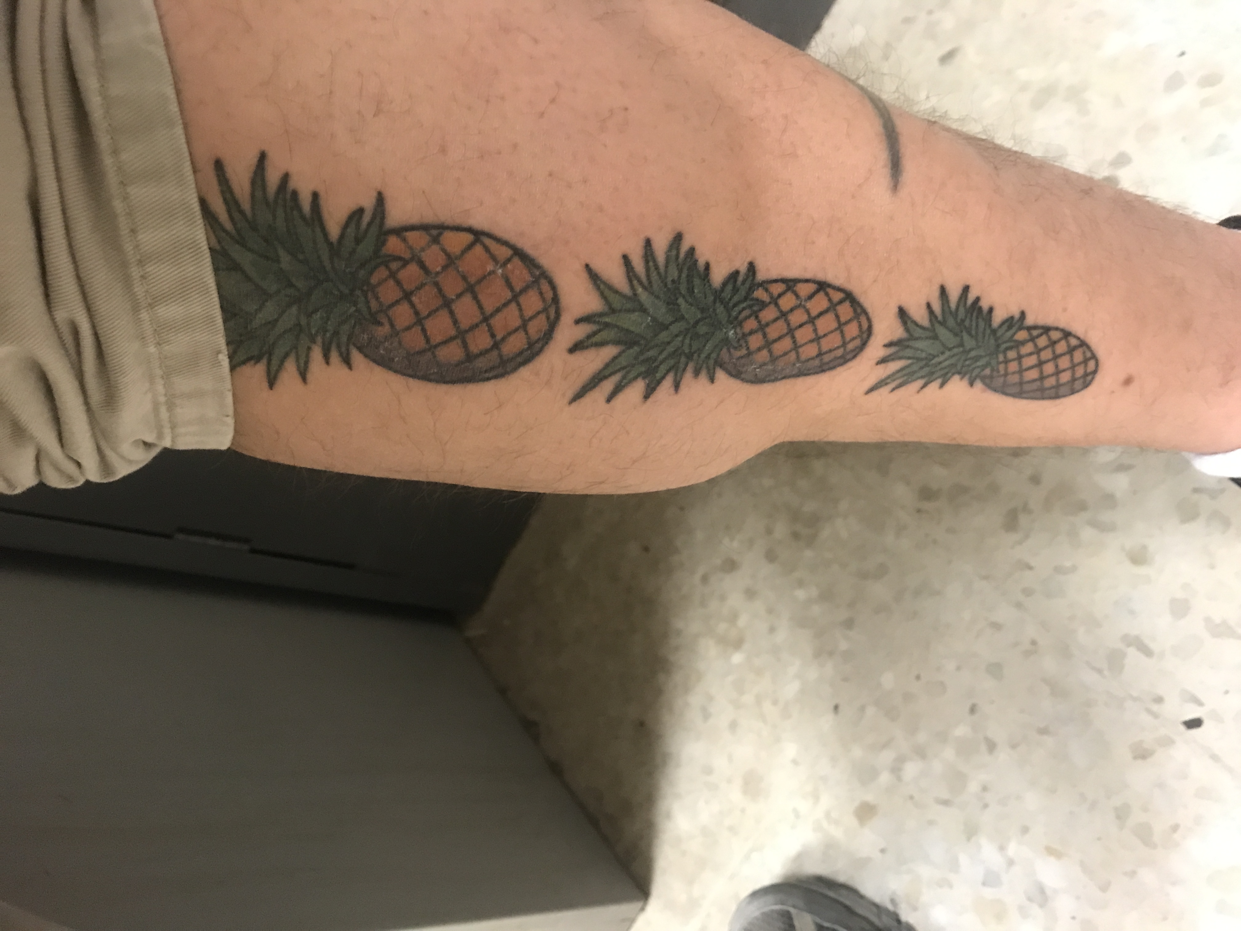 pineapples tattoo