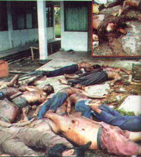 Indion�sia - Crist�os s�o queimados e depois suas cabe�as s�o decepadas