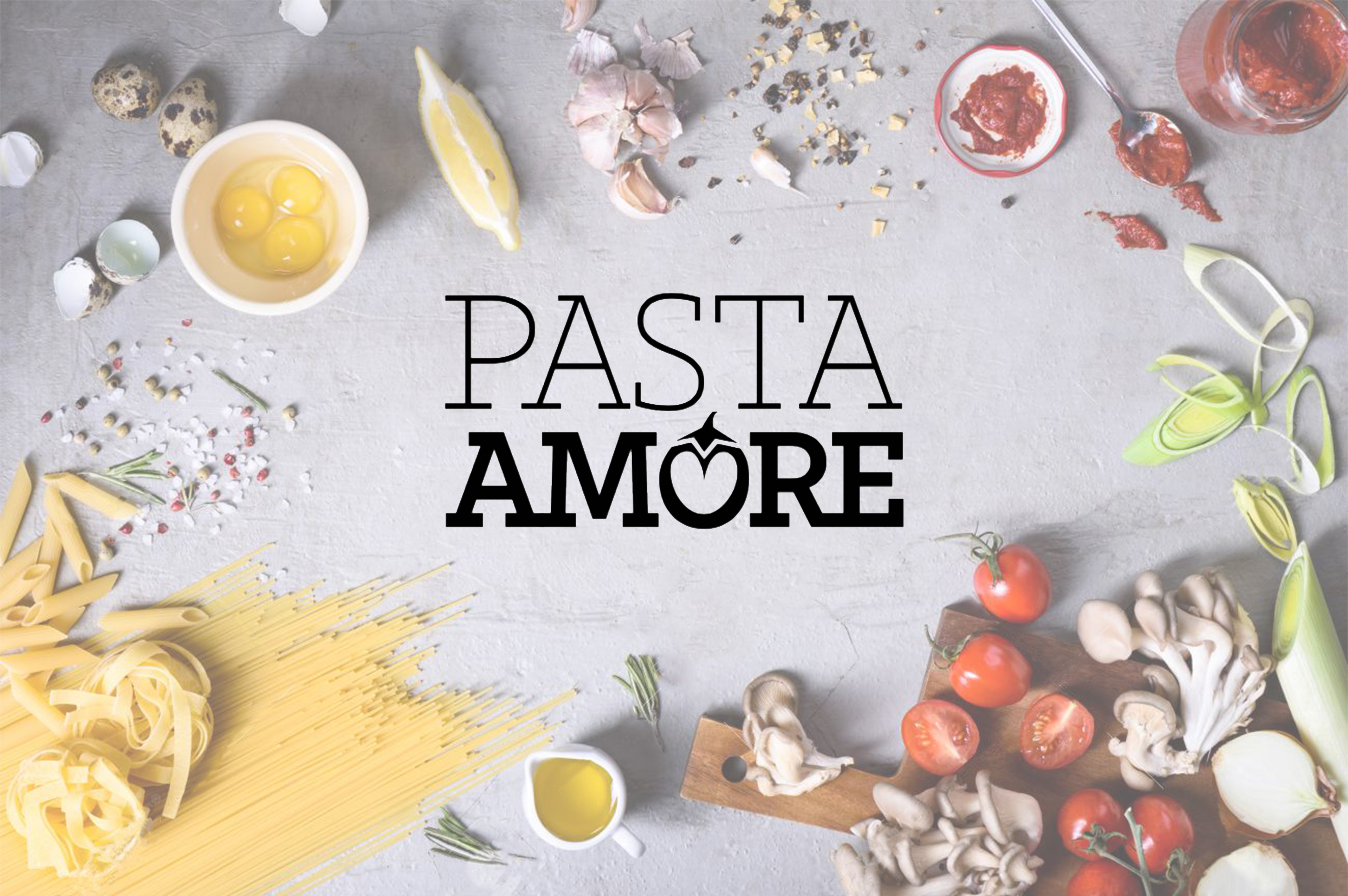 Pasta Amore Landing page