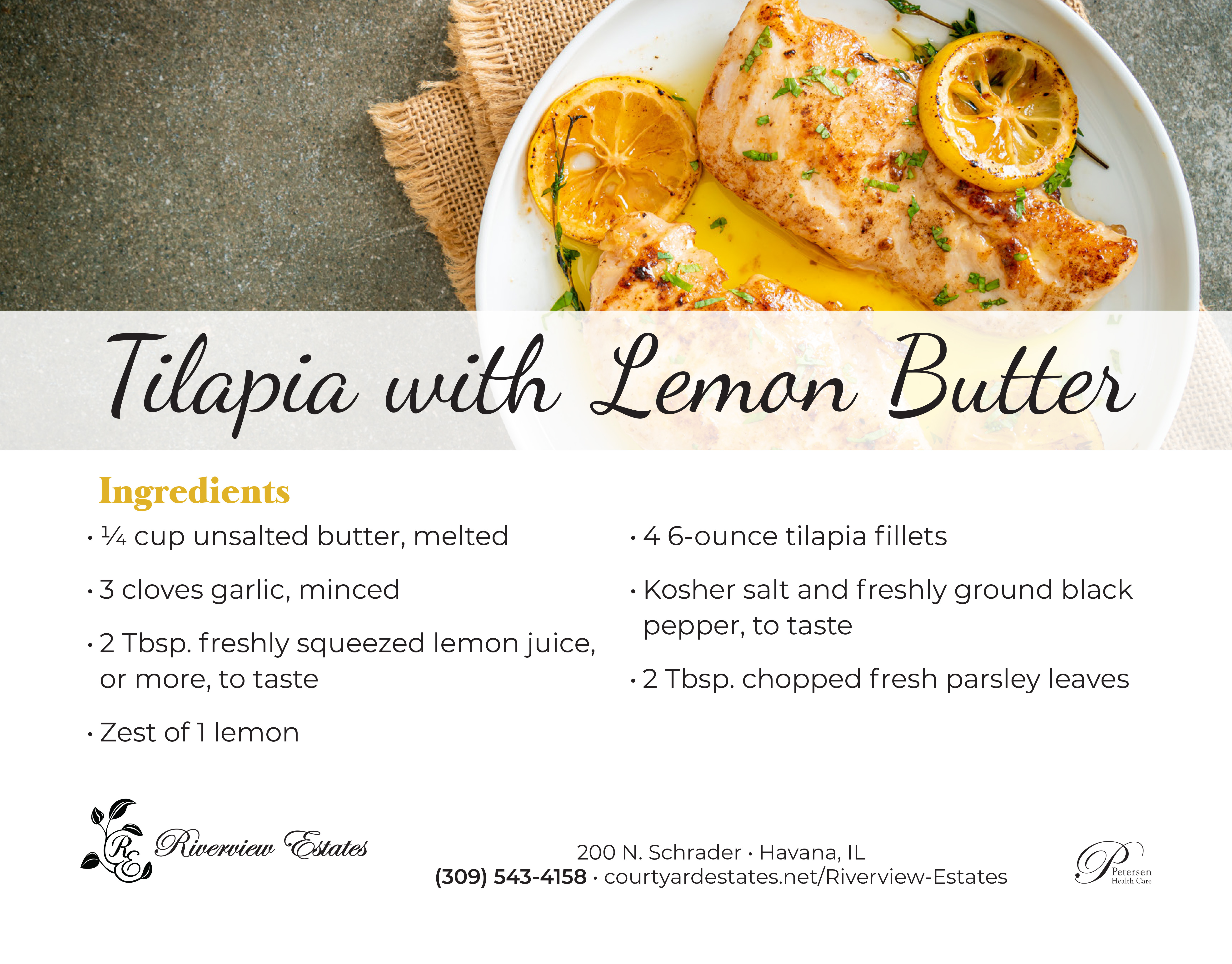 Card Recipe Tilapia 23