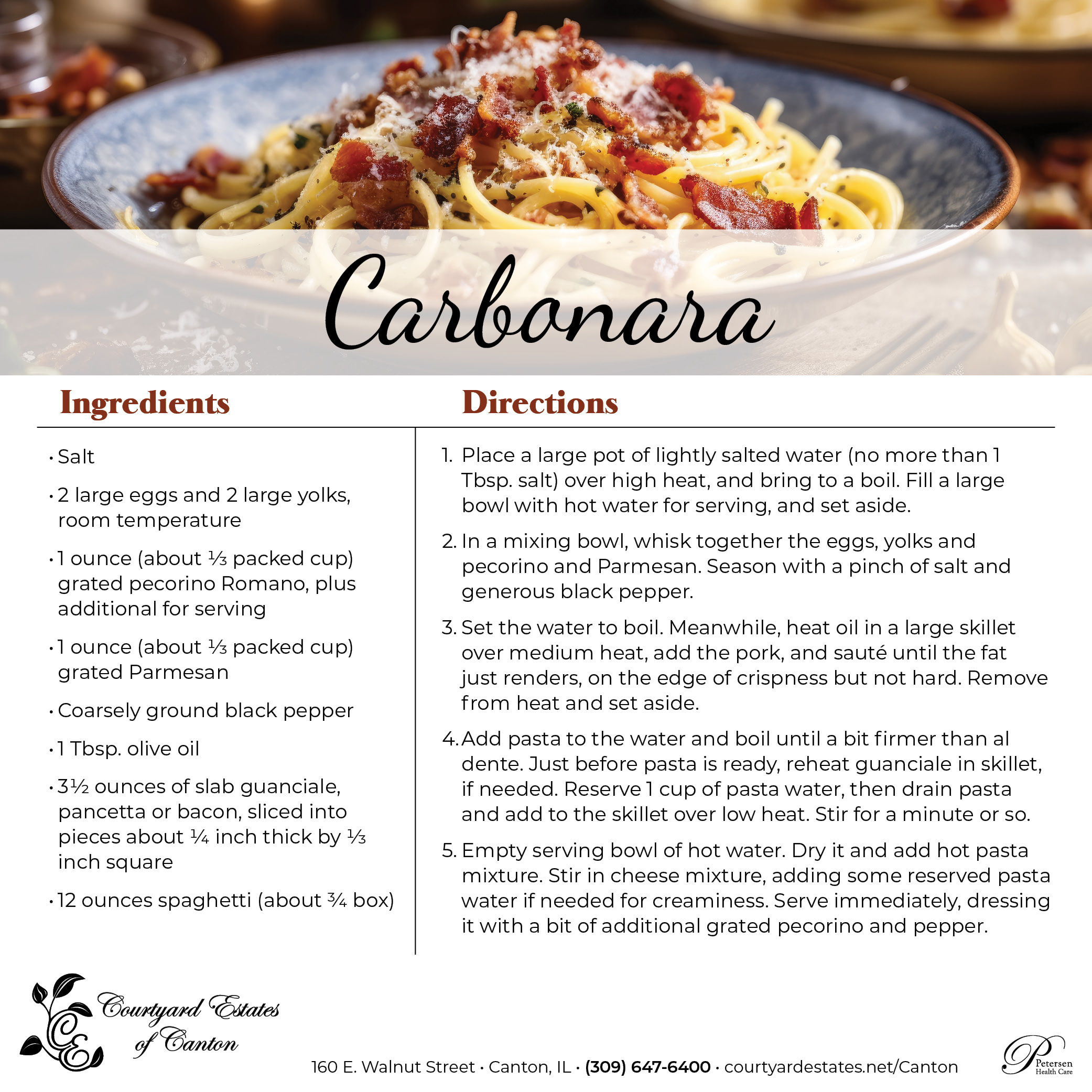 Graphic Recipe Carbonara 23