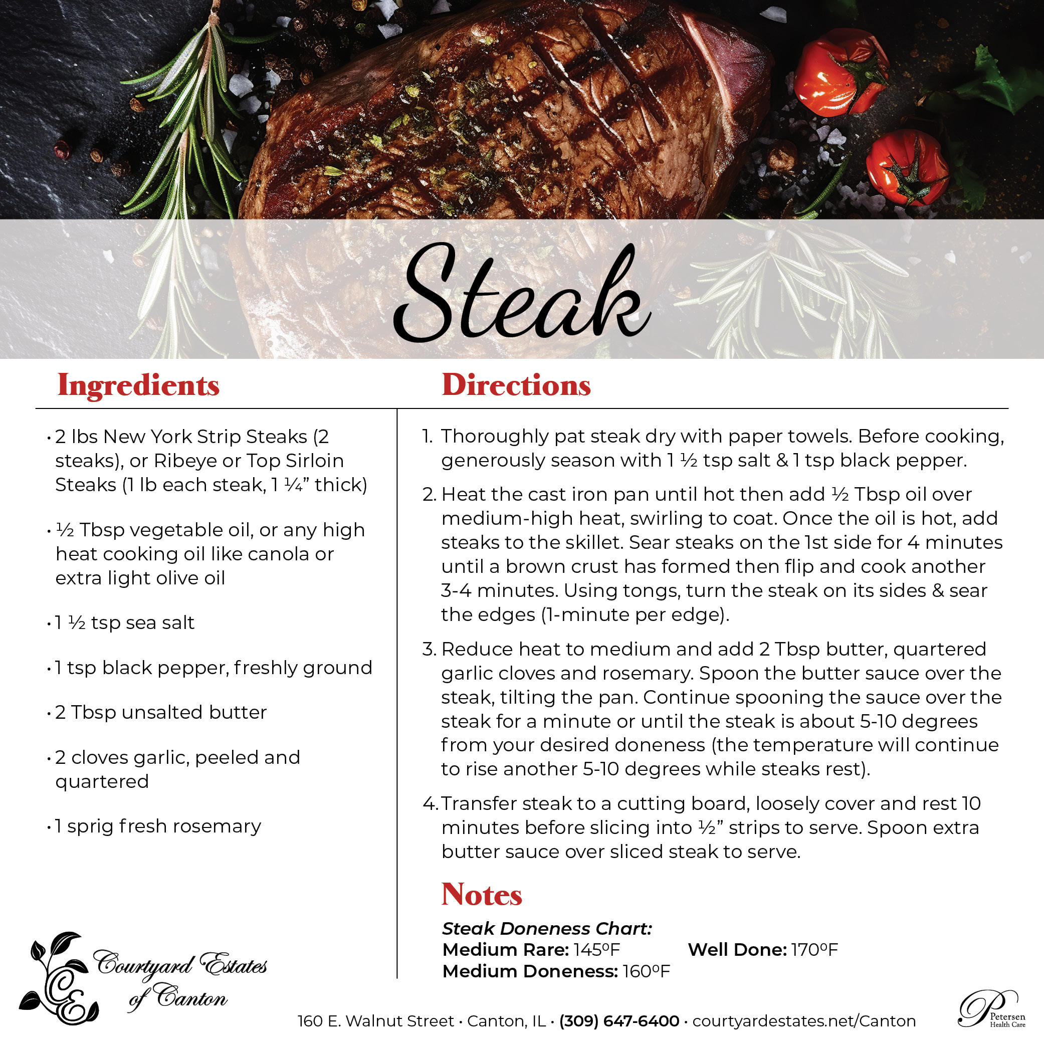 Graphic Recipe Steak 23