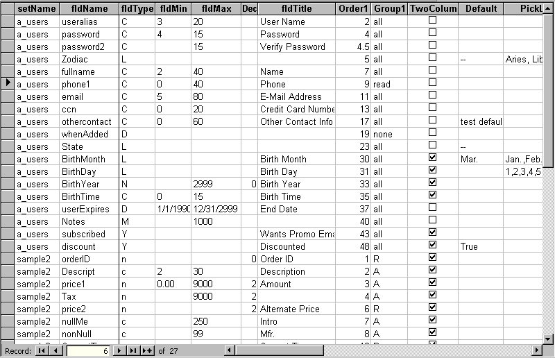 DD Sample Screenshot
