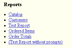 Reports List