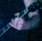 Josh's writing on his left hand