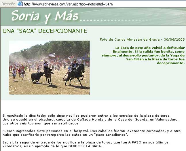 PRENSA WEB de SORIA Y MAS