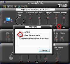 painel do sound max