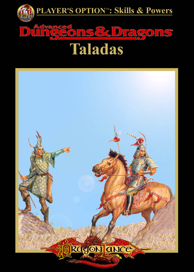 Cover to Skills & powers: Taladas